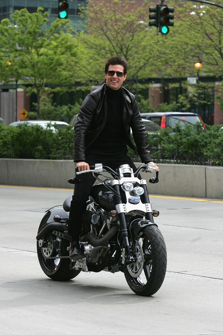 Tom Cruise riding a Confederate Hellcat