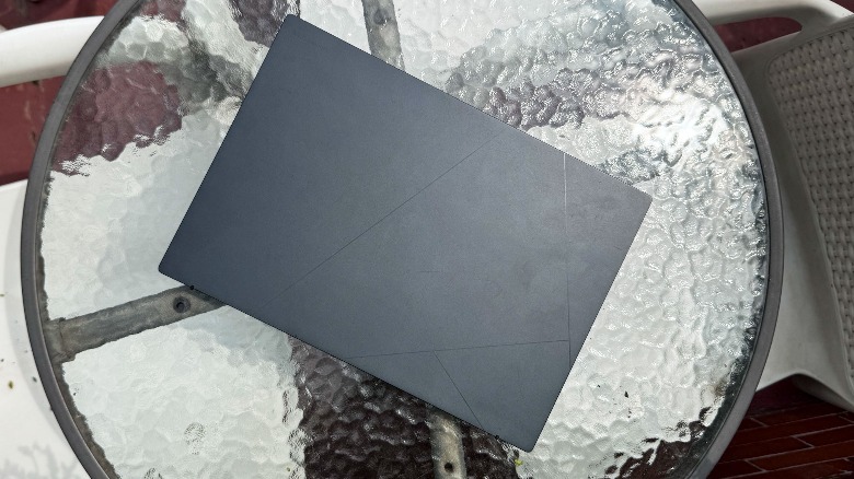 Lid of Asus ZenBook Duo (2024)