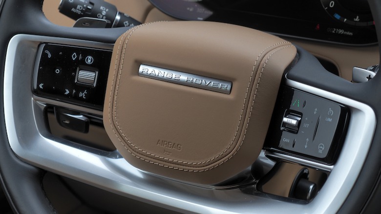 Range Rover steering wheel