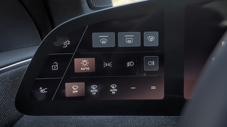 Driver touchscreen