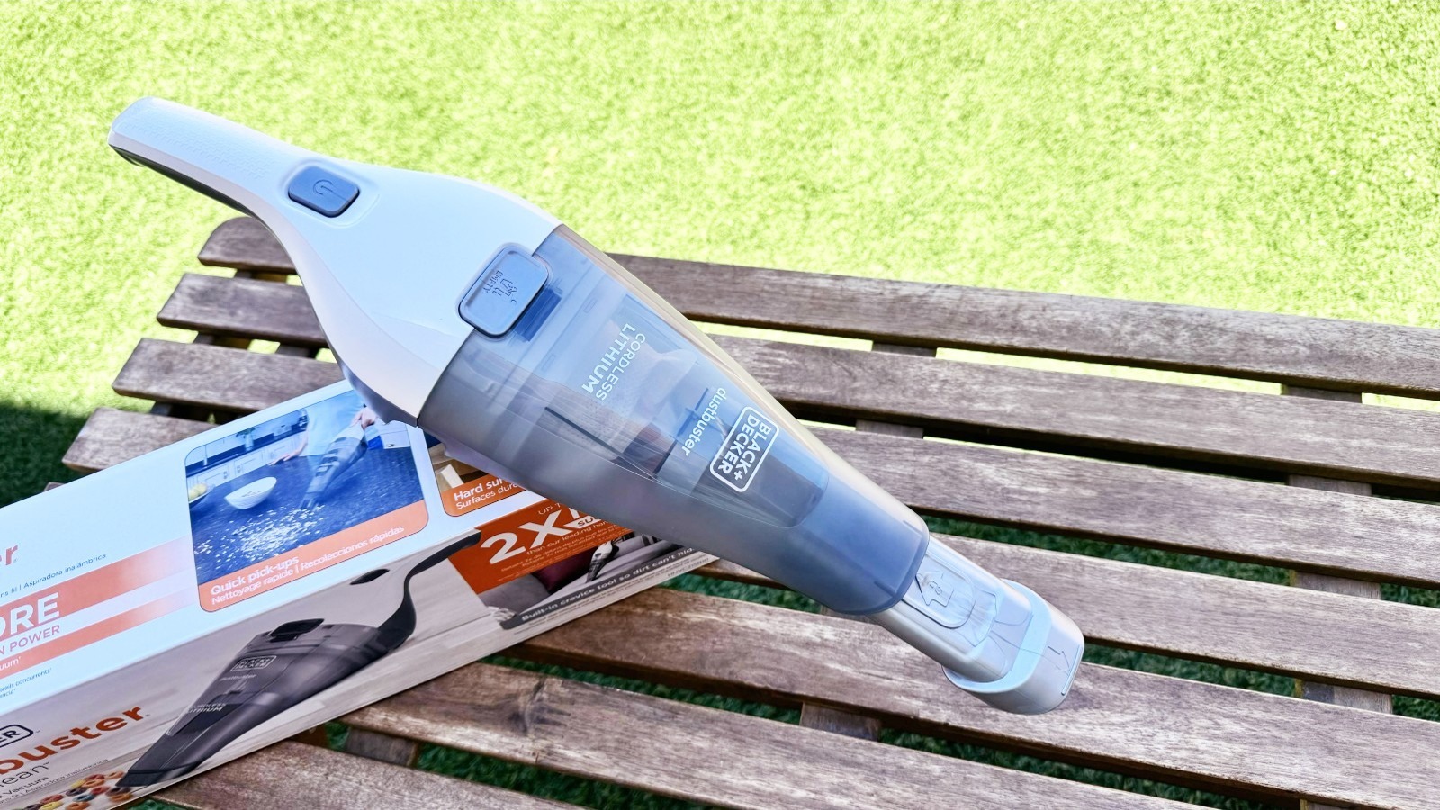 black decker vacuum outdoors