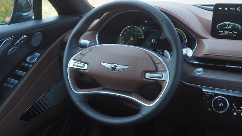 Genesis steering wheel
