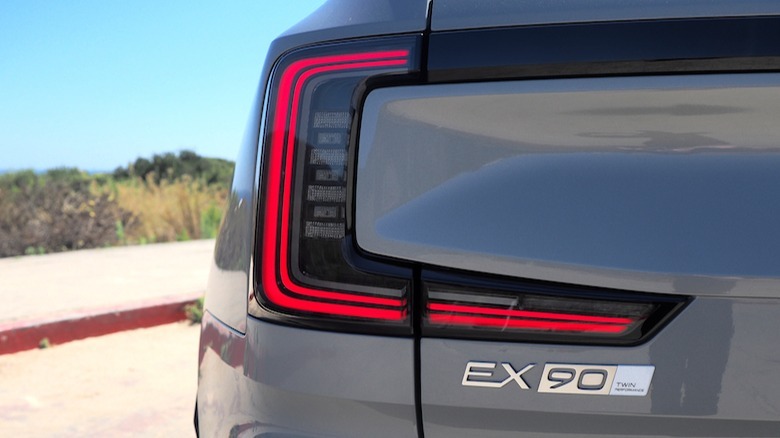 2025 Volvo EX90 badge