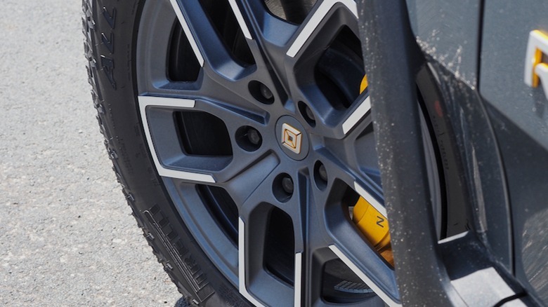 Rivian all-terrain wheel