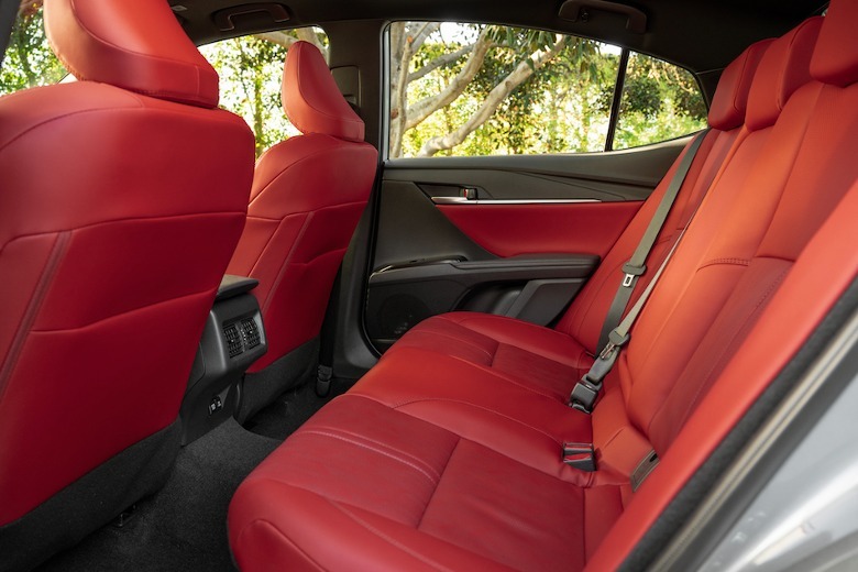 2025 Camry XSE rear seats