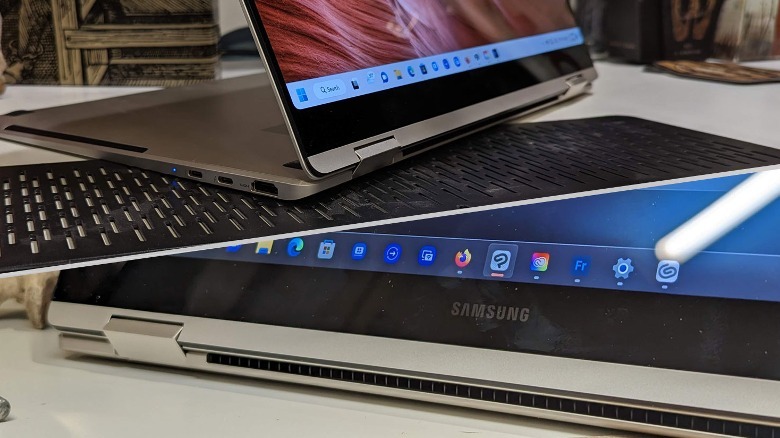 Samsung Galaxy Book3 Pro 360 on desk