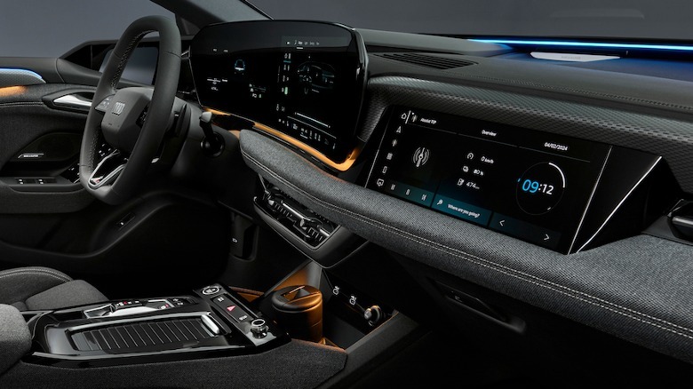 A6 e-tron dashboard