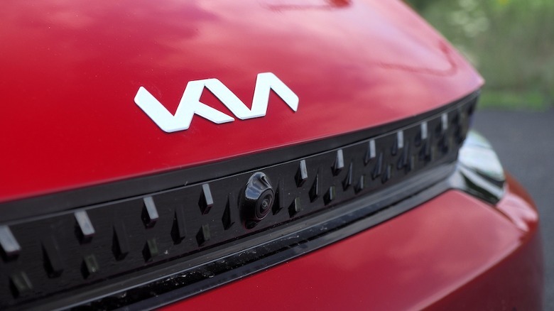 Kia logo on EV6 GT fascia