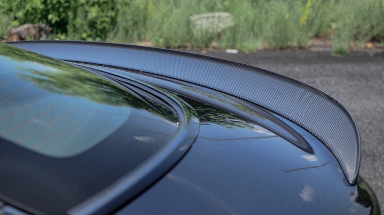 Carbon fiber spoiler