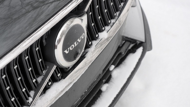 Grille with Volvo badge
