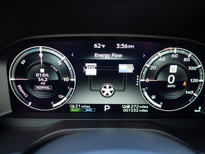 2023 Mitsubishi Outlander PHEV gauge cluster