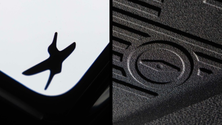 2025 Subaru Forester Easter Eggs on kick panels and glass