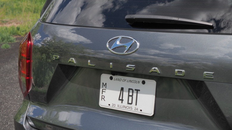 Palisade rear badging