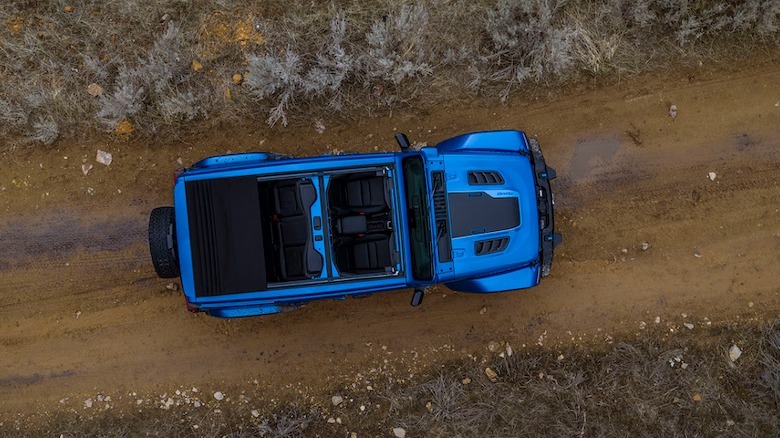 2024 Wrangler overhead view