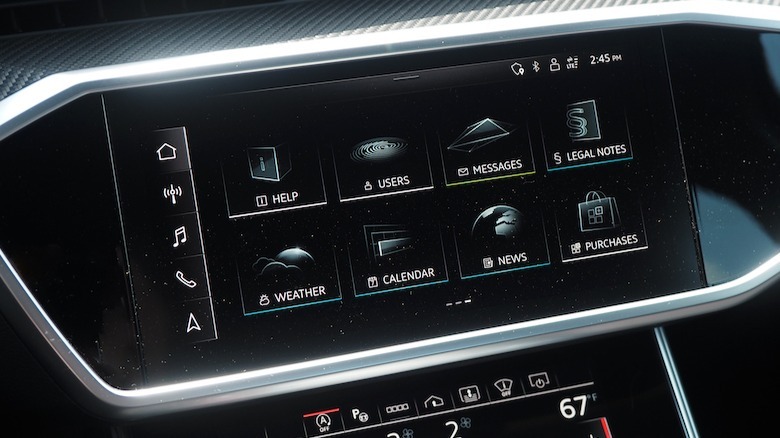 Audi touchscreen
