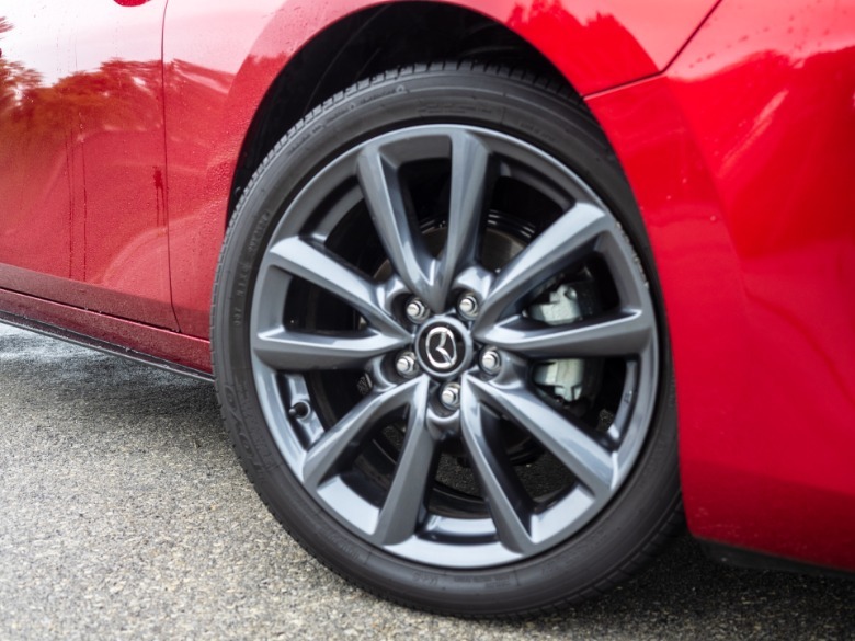 2025 Mazda3 Hatchback front wheel and tire