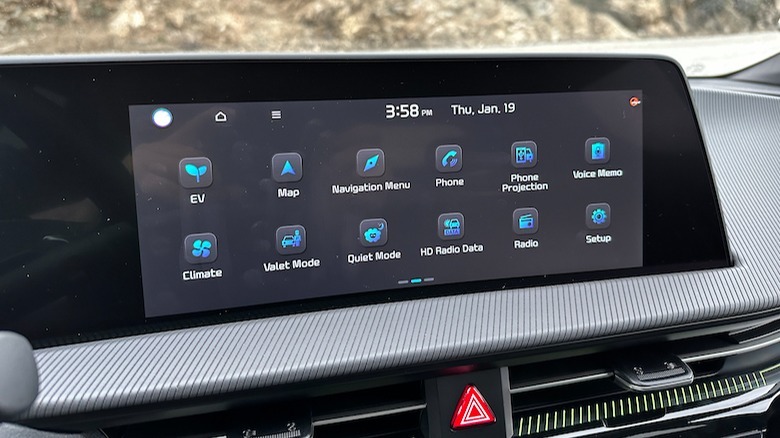 EV6 GT display
