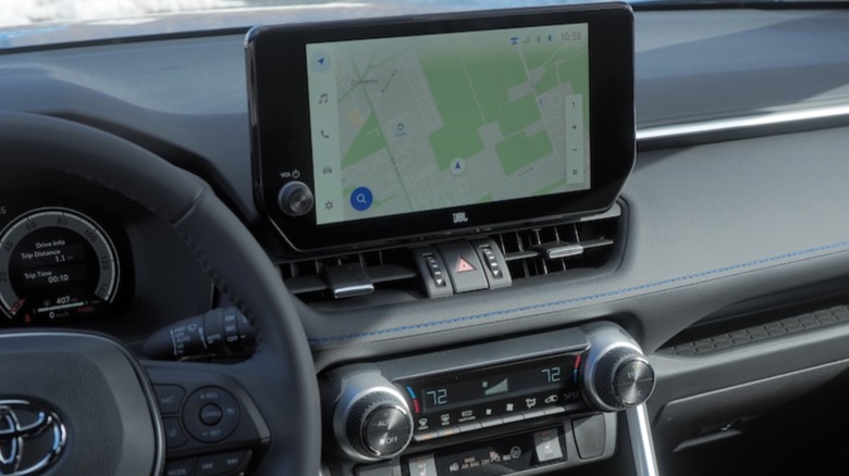 Infotainment touchscreen