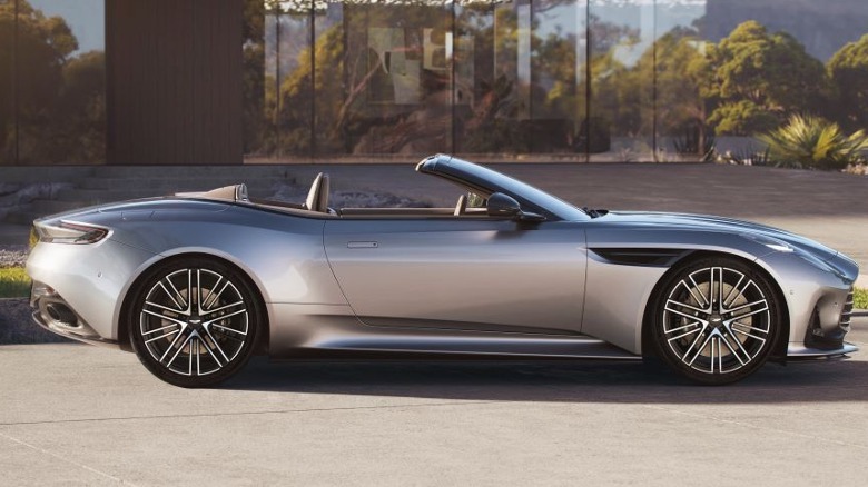 aston martin db12 passenger side view