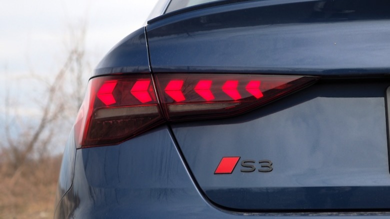 S3 badge and taillight detail