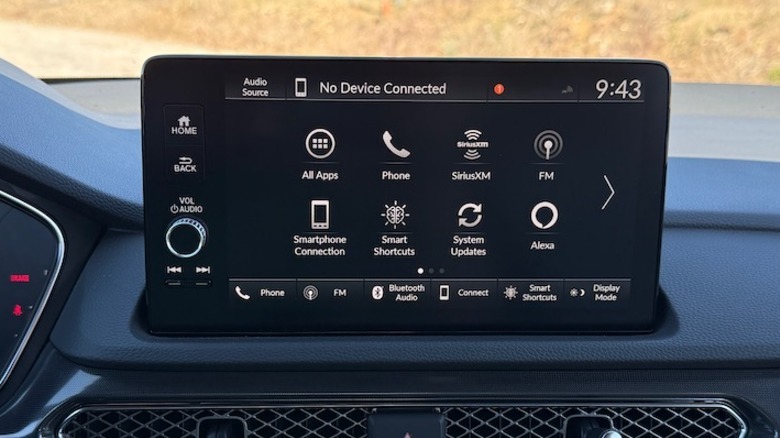 2025 Acura Integra 9-inch touchscreen