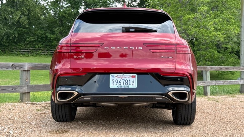 2026 Genesis GV70 rear view