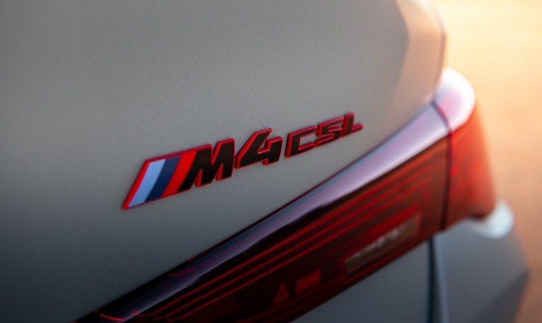M4 CSL badge