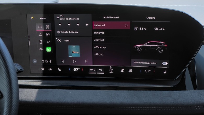 Audi MMI touchscreen