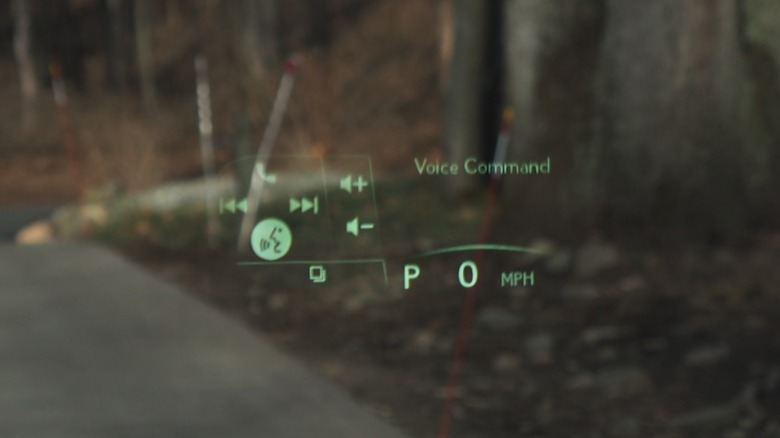 Lexus head-up display