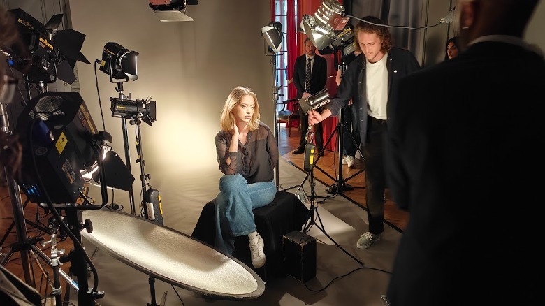 Typical Harcourt light setup