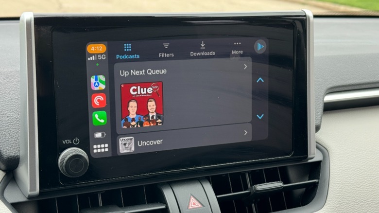Infotainment touchscreen