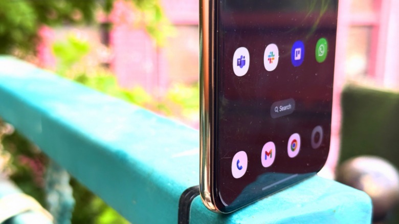 Curved sides on the Realme 14 Pro+.