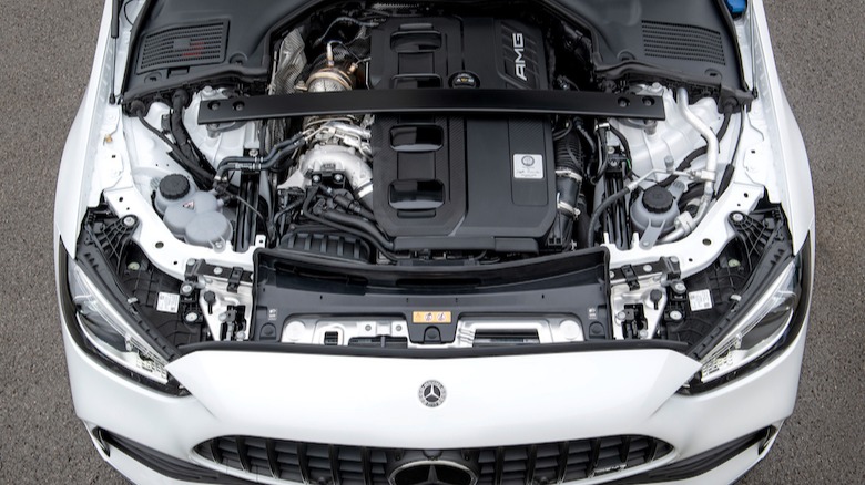 2023 AMG C 43 Sedan engine