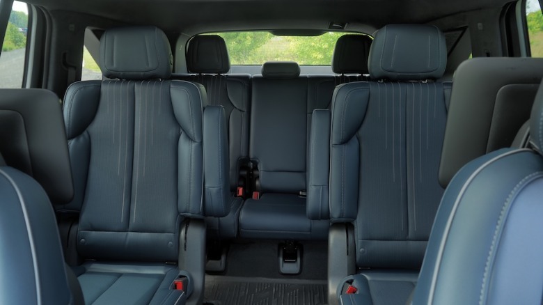 Second and third rows