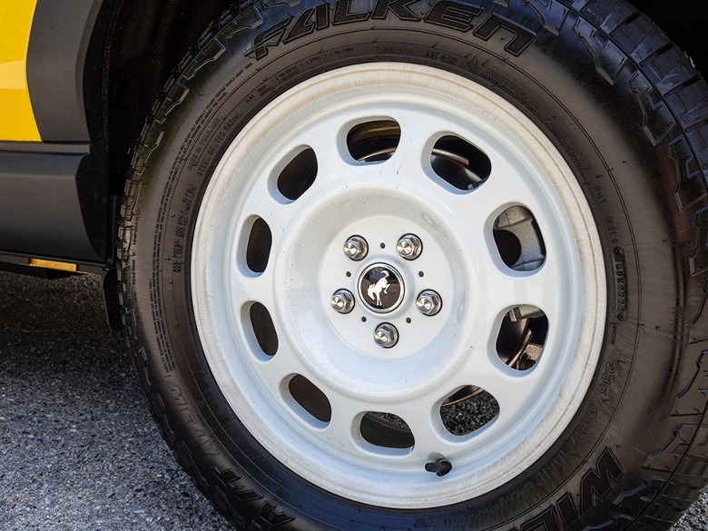 2023 Ford Bronco Sport Heritage Limited Edition painted aluminum wheel