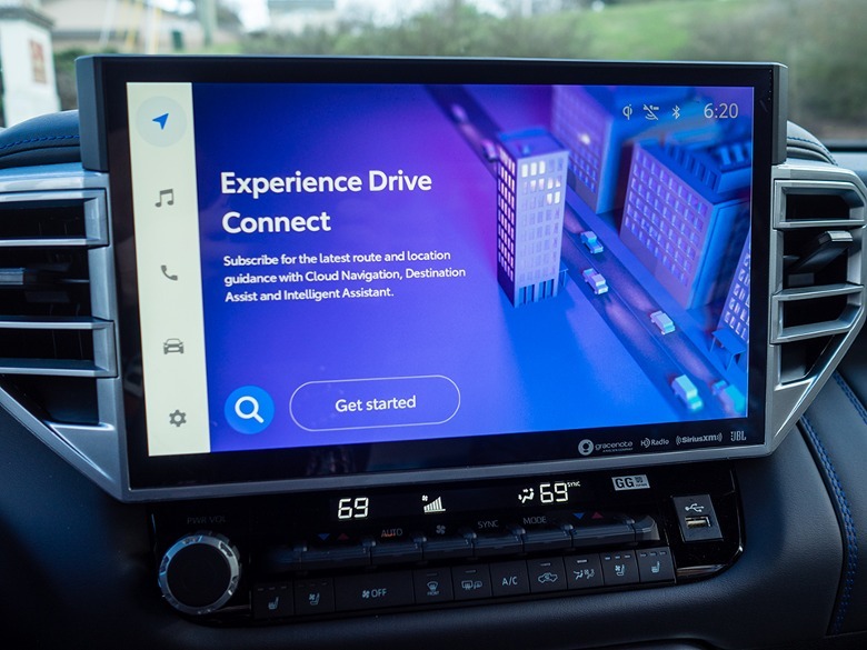 2024 Toyota Tundra Platinum 14-inch touchscreen