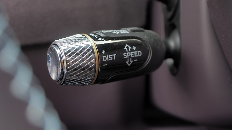 Cruise control stalk