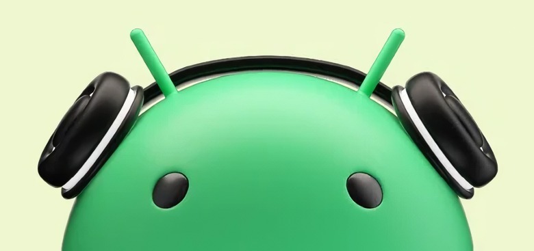 3D Android robot logo