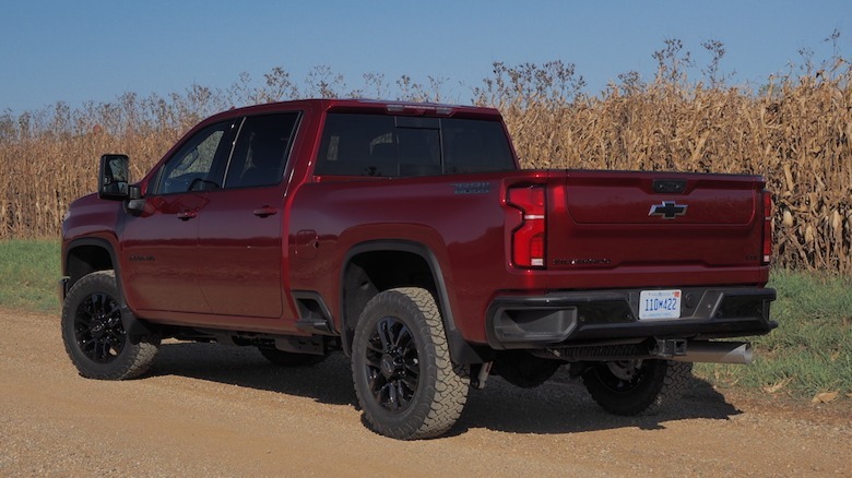 SIlverado 2500 rear 3/4 view