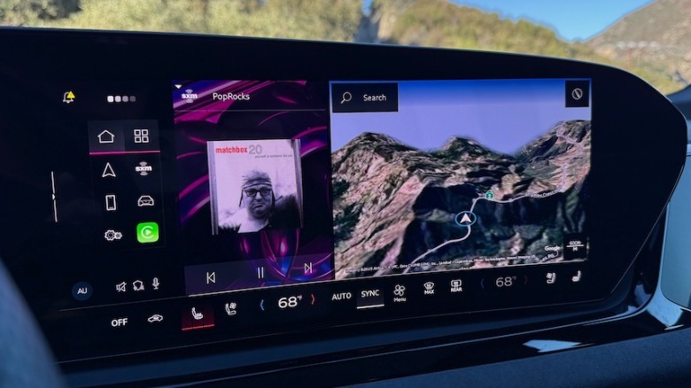 2025 Audi S5 center touchscreen