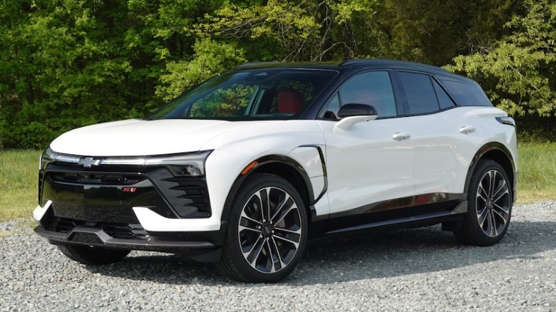 2025 Blazer EV SS parked front 3/4
