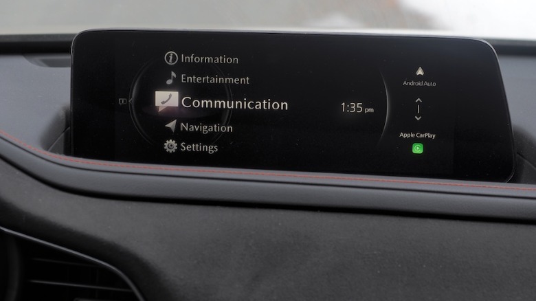 Infotainment touchscreen