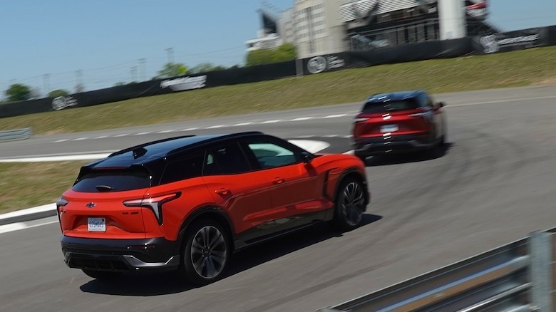 Blazer EV SS on track