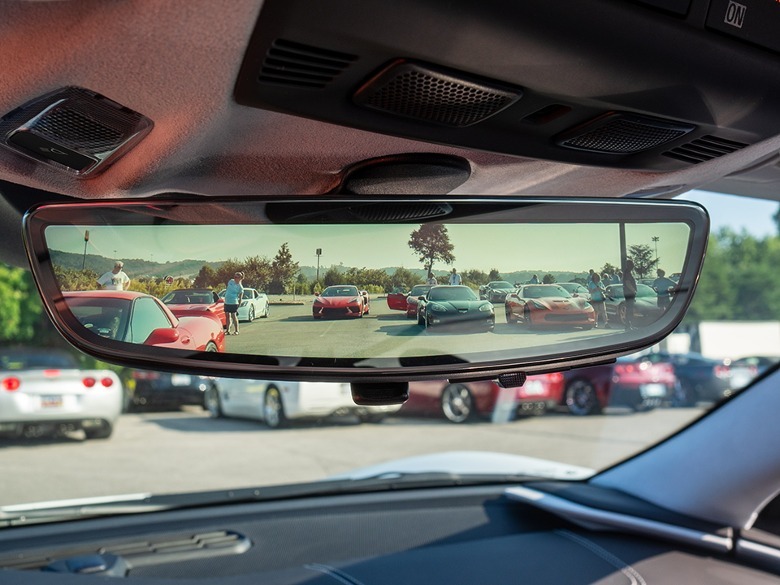 2024 Chevrolet Corvette Stingray Convertible virtual rear view mirror