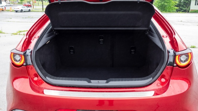 Mazda3 hatchback open