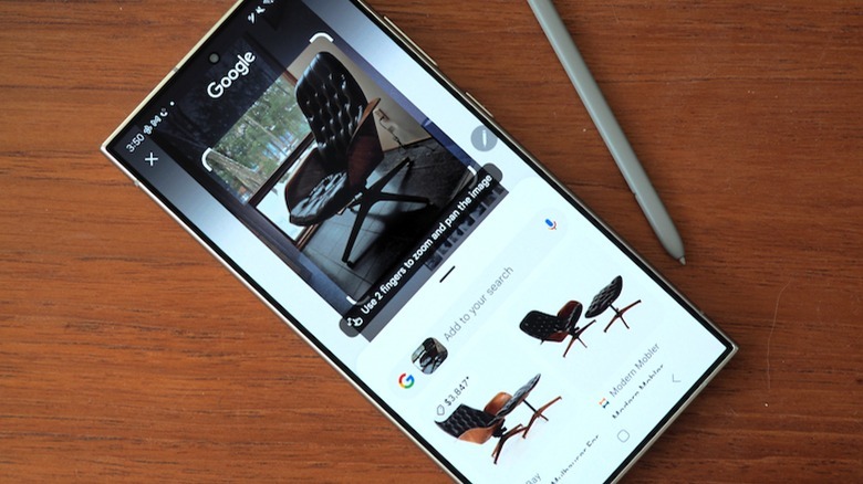 Circle to Search results