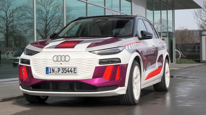 Q6 e-tron prototype front 3/4