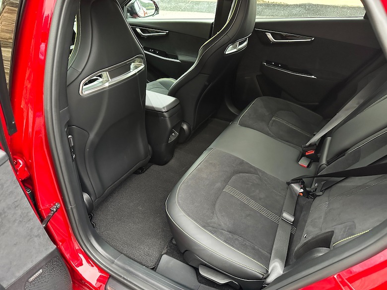 EV6 GT rear seats