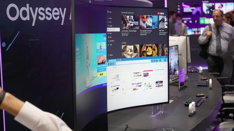 Samsung curved monitor