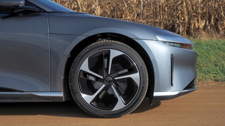 Lucid Air front wheel